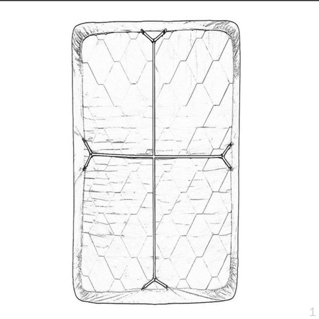 

Bed Mattress Sheet Clip Gripper Straps Suspender Fastener Holder білий