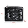 New Folding Coin Purse Portable Zipper Credit Card Holder Strap Bow Mini Wallets Women