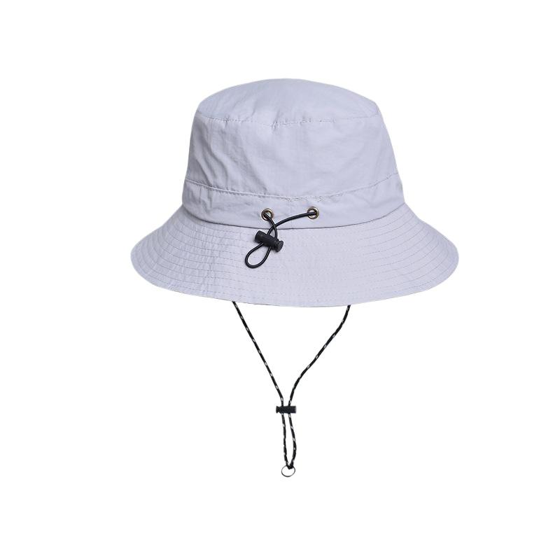 New summer waterproof bucket hat men's outdoor fishing mountaineering hat folding storage color matching sunshade sun protection hat children