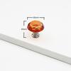 30mm Diamond Shape Design Crystal Glass Knobs Cupboard Drawer Pull Kitchen Cabinet Door Wardrobe Handles Hardware