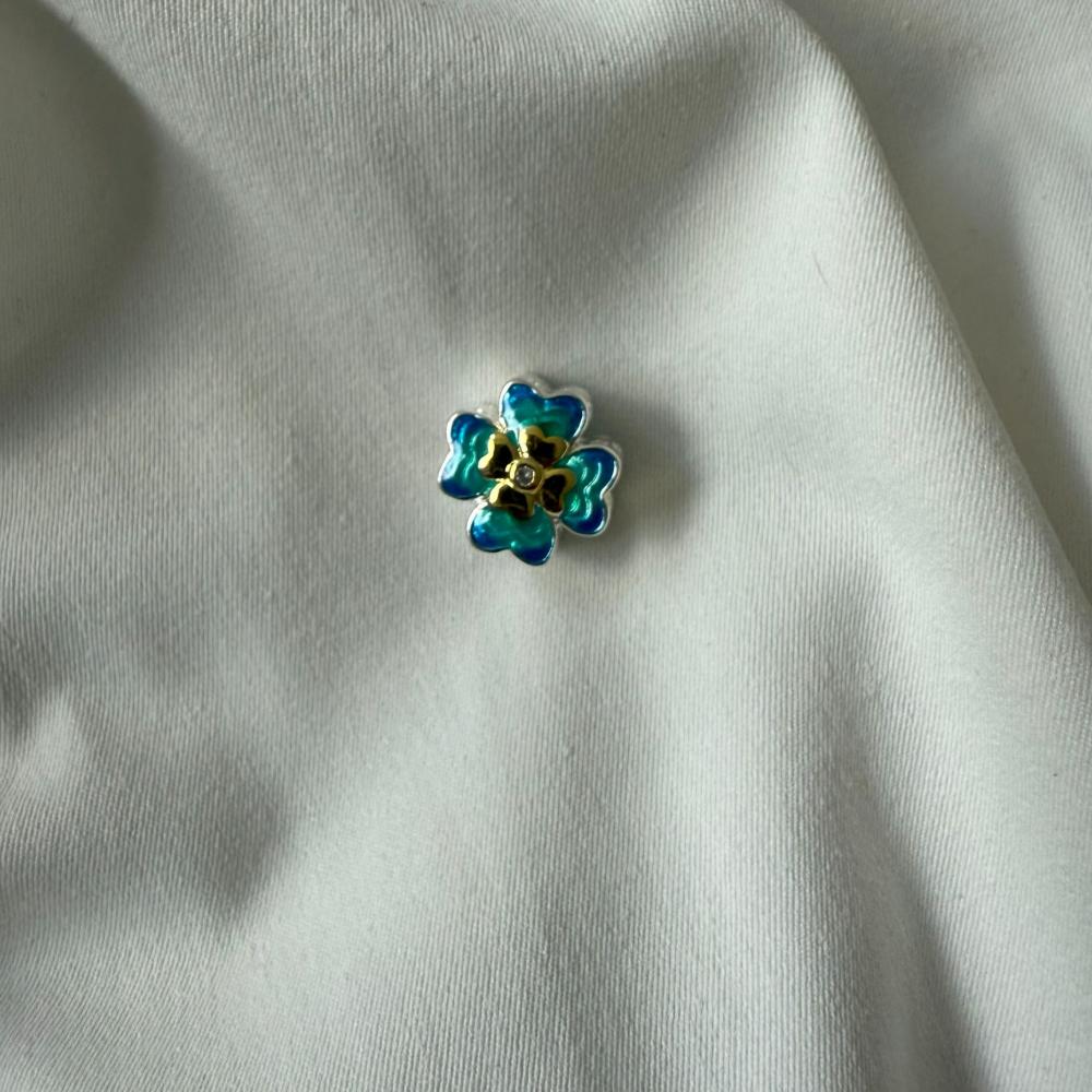 New Copper Beautiful Flower Series, Suitable For European Original Bracelet Diy Accessories, Exquisite Jewelry