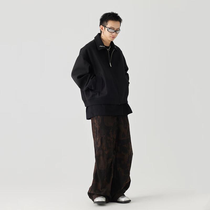 GOLFCROSS Couple's Embroidered Lapel Cardigan Jacket