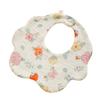 Breathable & Absorbent Burp Cloths Cute & Functional Baby Bibs Lovely Pattern Newborns Bibs Cotton Bibs for Infants Gift
