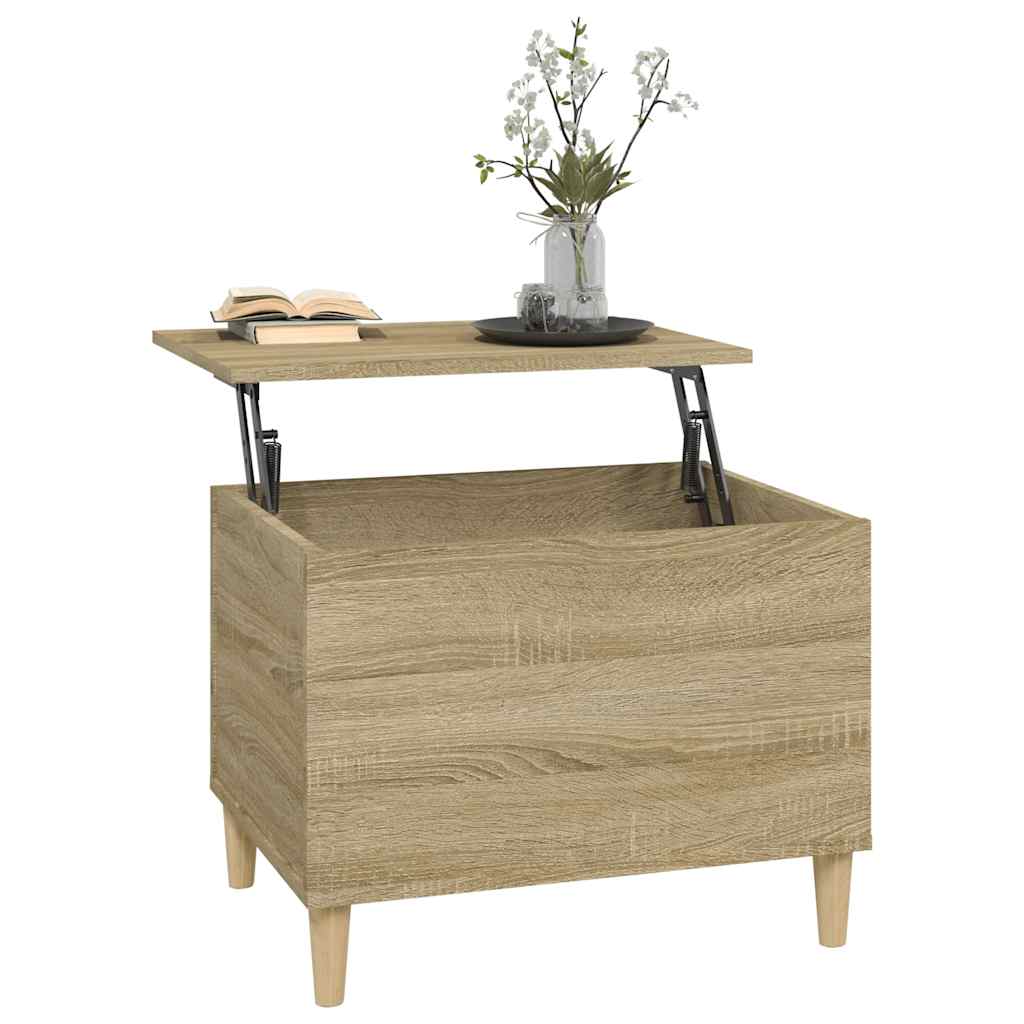 Coffee Table Sonoma Oak 60 X 44.5 X 45 Cm Particleboard