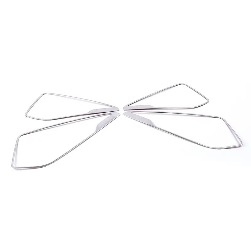 For Hyundai Tucson 2015- Inner Door Speaker Audio Ring Cover Sound Frame Trim Auto Stainless Steel Decorative Sticker