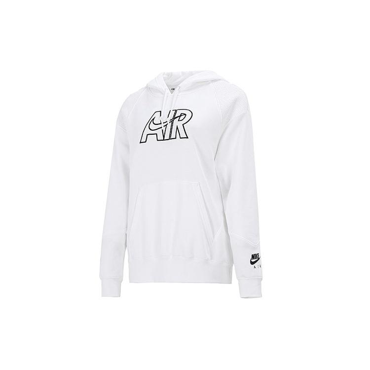 (WMNS) Nike AS NSW Air Fleece Hooded Pullover White Women s DM6060-100 XL