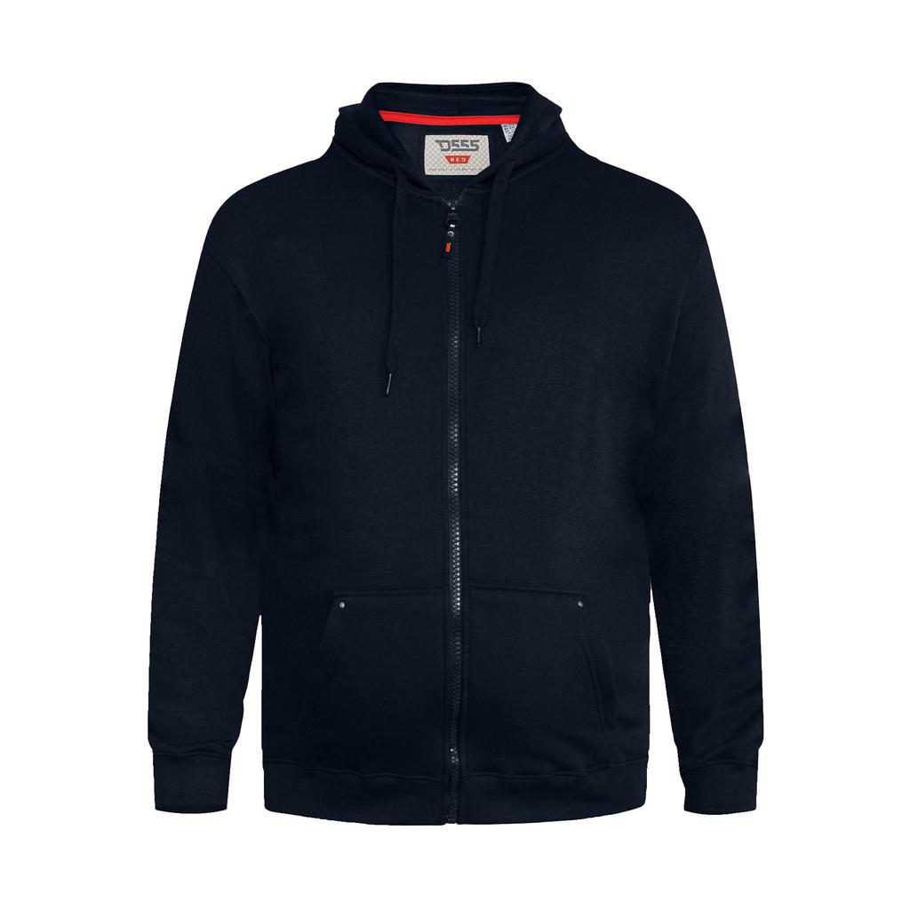 Duke Mens D555 Rockford Cantor Heavyweight Kingsize Full Zip Hoodie