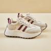 Stepping on shit sneakers women's four-season foot small waffle Forrest Gump shoes women's lightweight non-slip running platform dad shoes