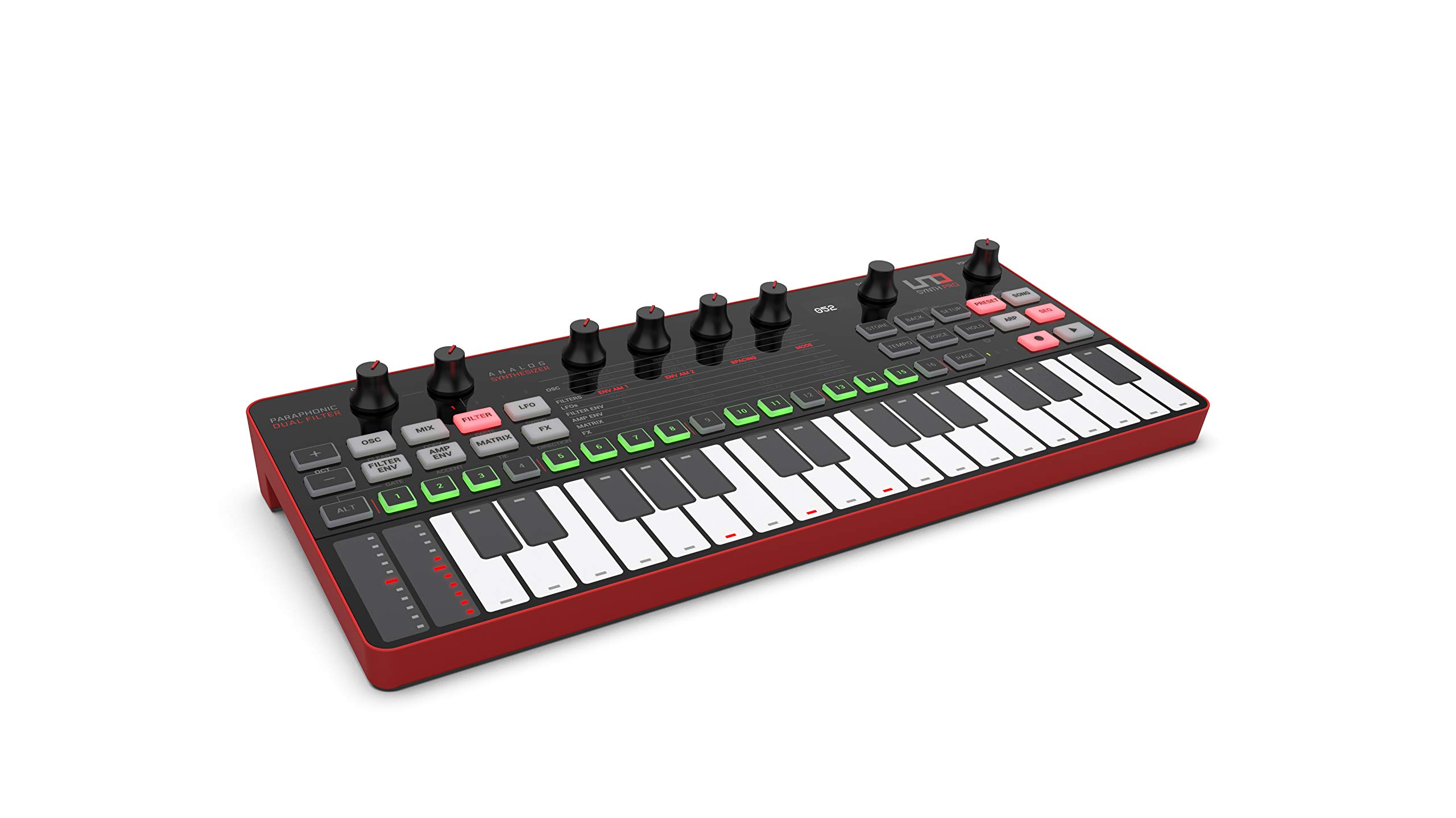 

Настільний комп ютер IK Multimedia UNO Synth Pro 5.537 см червоний