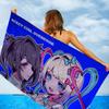 Psychological Visual Game NEEDY GIRL OVERDOSE Big Microfiber Beach Towels Quick Dry Towel Sand Beach Towels Pool Towel