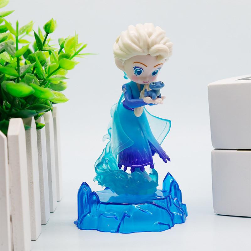 Elsa Frozen Anna Olaf Characters Model Ornament For Decoration Desktop