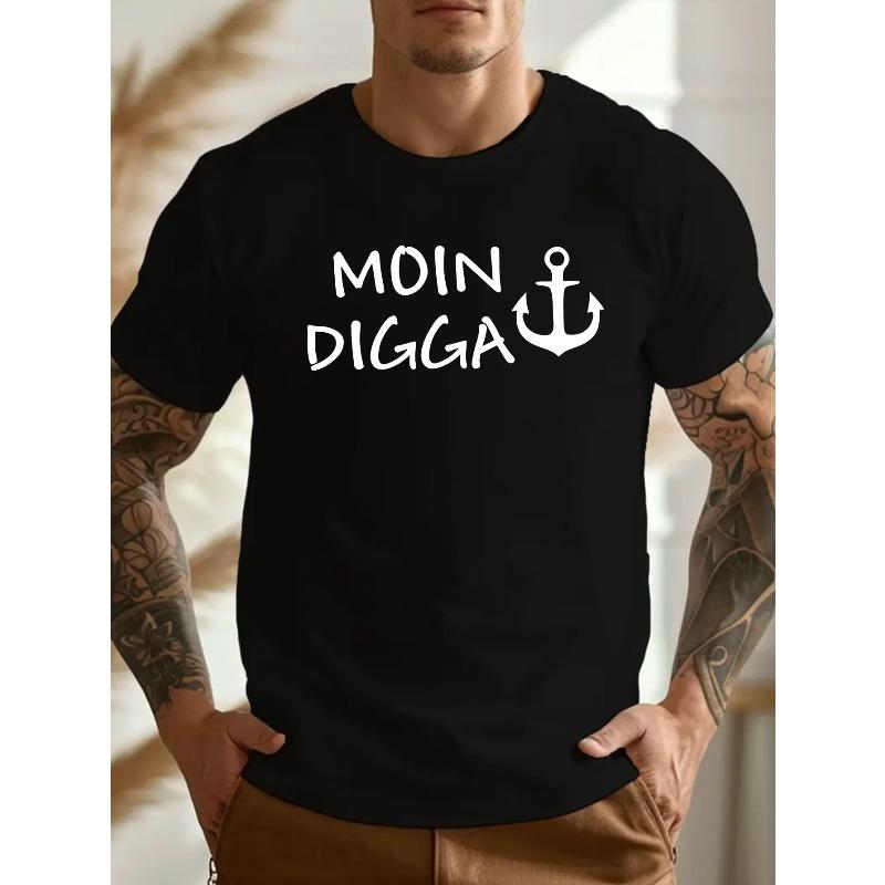 European Size Fun German Crinkle Men s T-Shirt S чёрный