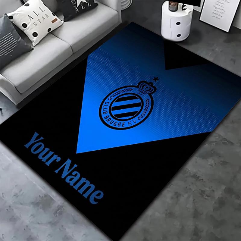 Club Brugge Kv Crest Custom Name Carpet Rug For Living Room Bedroom Home Sofa Decoration Kids Play Nonslip Floor Mat