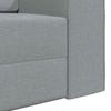 Sofa Bed Light Grey 245 x 78 x 77 cm Fabric