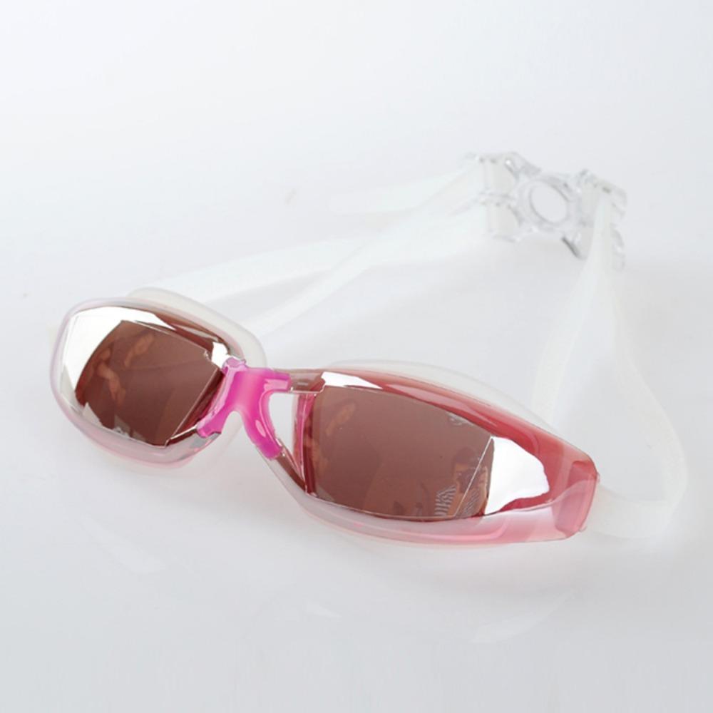 Liquid silicone swimming electroplating swimming goggles waterproof