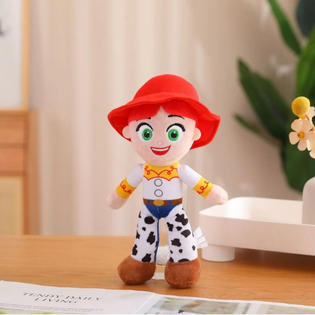 23cm Cute Woody Buzz Lightyear Plush Toy Lovely Stuffed Anime Jessie Plushies Pendant Cartoon Doll Home Decor Xmas Gifts*