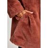 Manteau en peluche TEDDY COAT - Rose - L