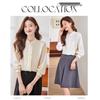 Women's French Style Long-Sleeve Chiffon Blouse