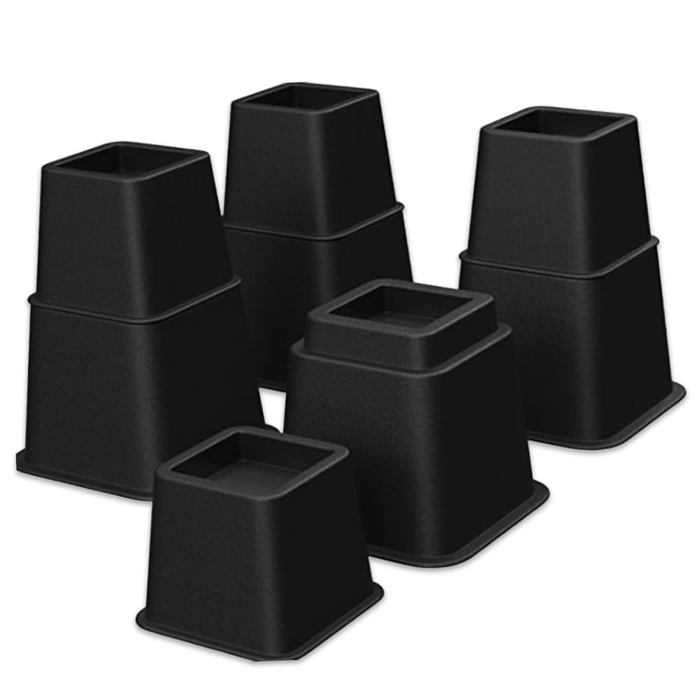 

Nicheez Adjustable Height Extension Legs for Tables, Kotatsu, Square Legs, Large and Small, Set of 8