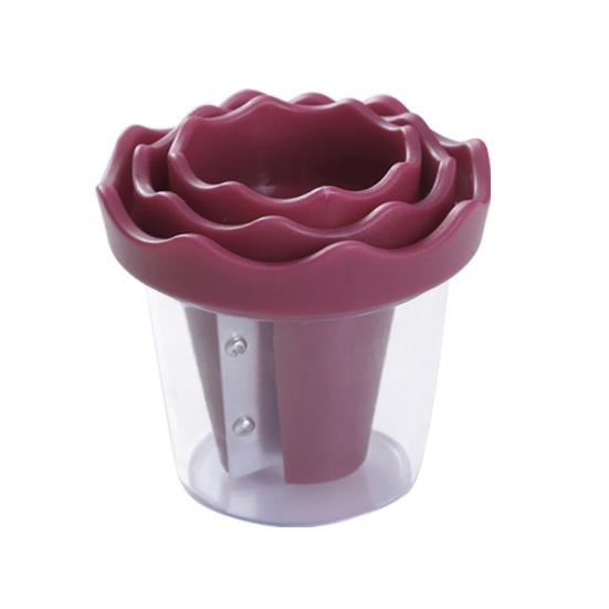 Vegetable Roll Slicer Spiral Curler, Stainless Steel Blade Handheld Twister, Creative Home Cooking Accessory Rotatable Fruit Cutter for