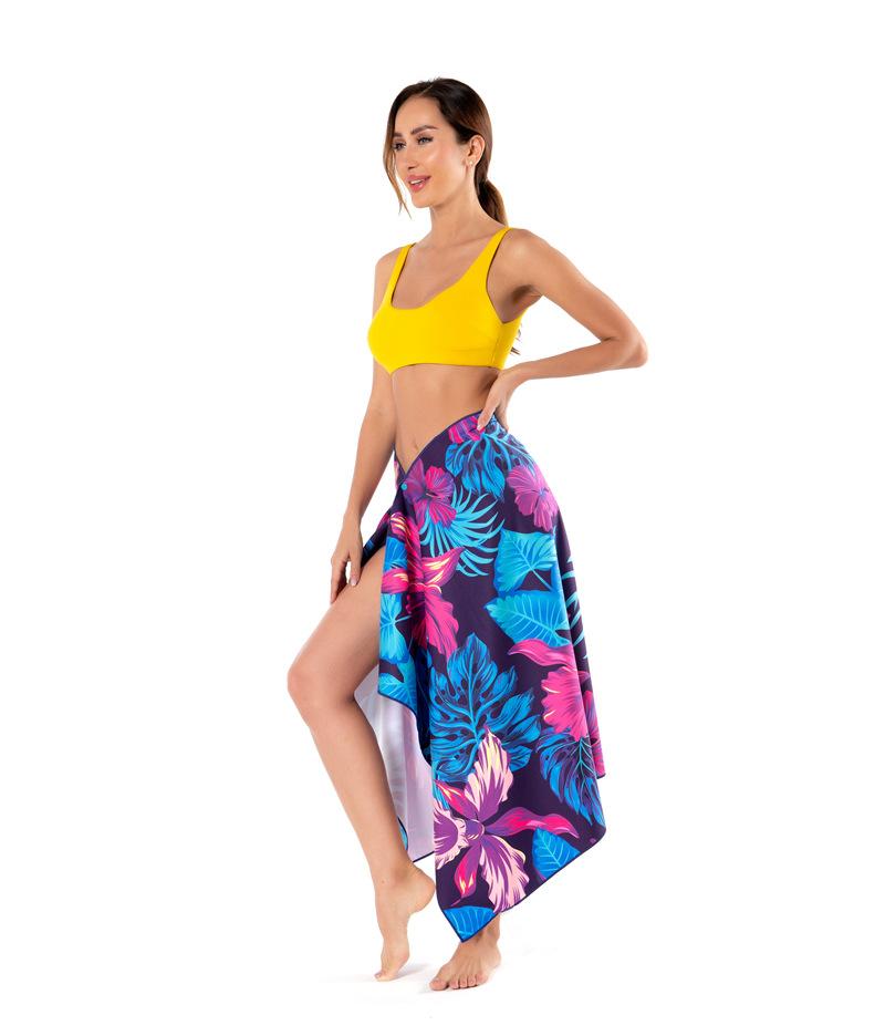 Printed Quick-drying Bath Towel Beach Towel Does Not Stick To Sand