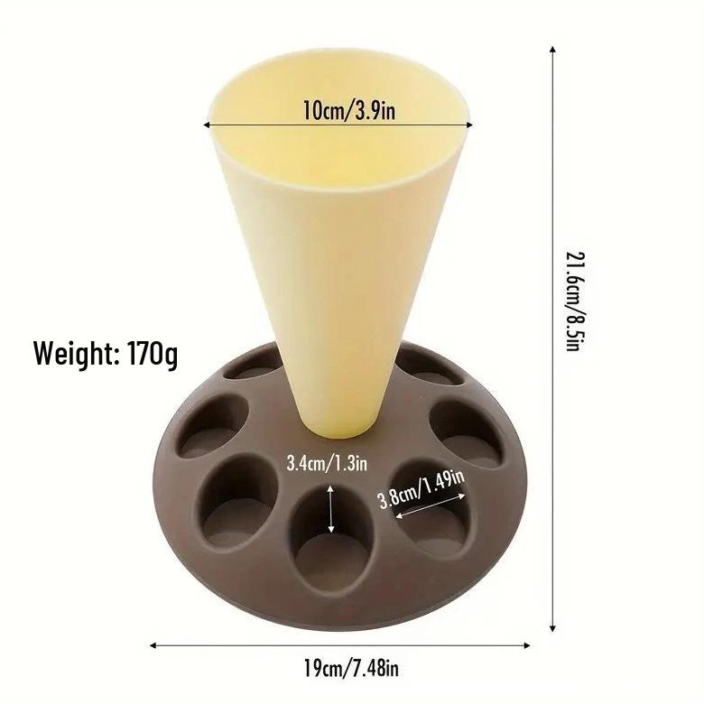 Ready Stock Piping Bag Stand for Kitchen Baking - Nozzle Holder & Cream Display Rack