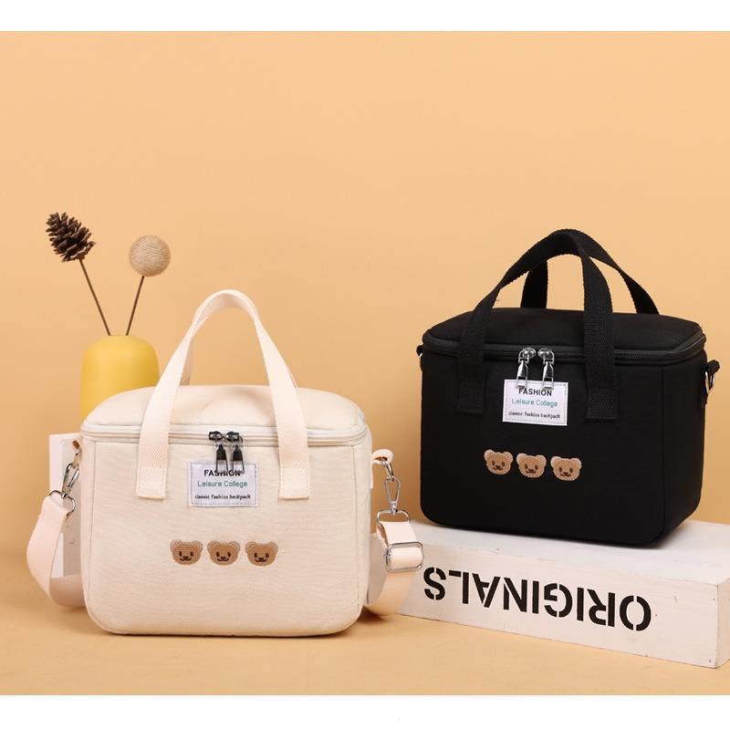 Borsa da Mamma Orsetto Cartone Animato Borsa Termica per Biberon Bambino Termos per Bambini Borracce Termiche per Neonati Mamma Bambini