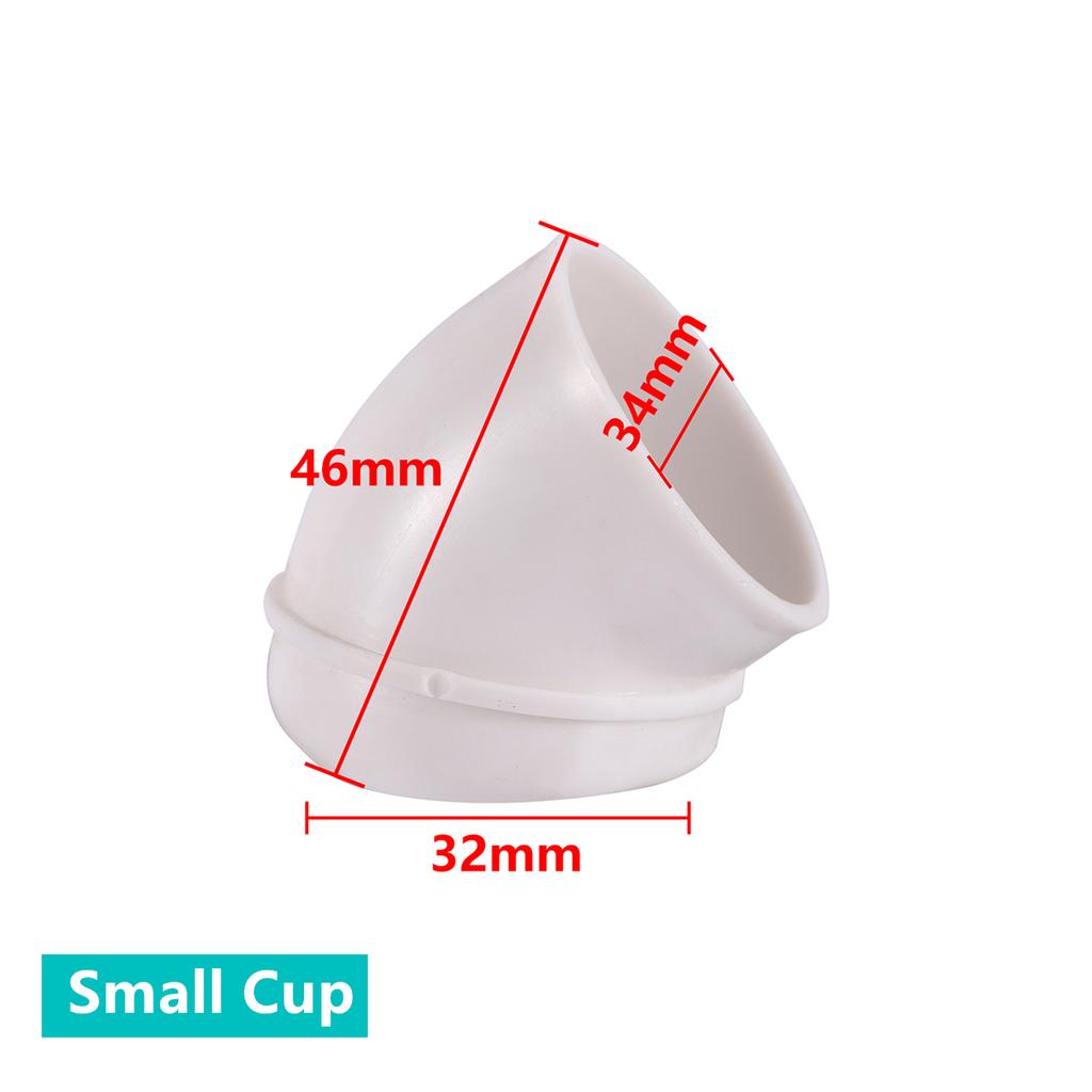 10Pcs PVC Pipe Soilless Hydroponics Fixed Plant Cups and Sponges Diameter 32mm Interface Plants Vegetables Seeds Nurturing Cups