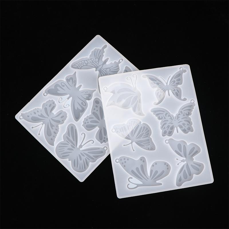 1Pc Butterfly Silicone Mold Diy Keyrings Eardrop Mold Jewelry Making Tools