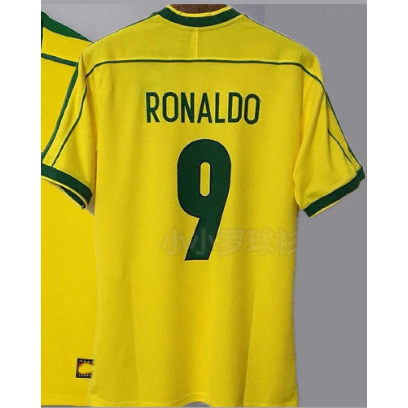 Klasický fotbalový dres Retro fotbalový dres Santos Zidane AC Milán Brazílie Nigérie Francie Dres národního týmu