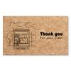 30pcs Natural Kraft Paper Thank You Card Enterprise Store Business Thank You Order Card Wholesale Custom Gift Decoration Card