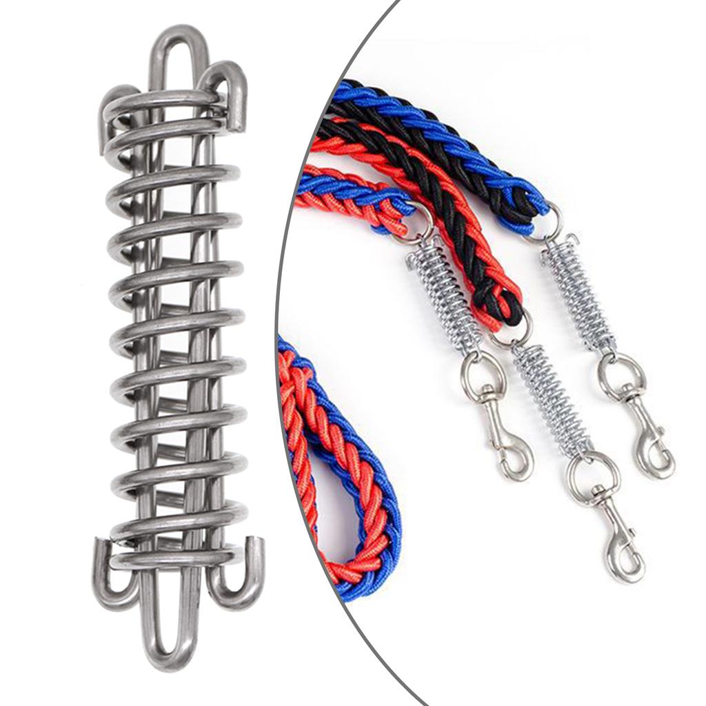 Practical Dog Shock Absorber Spring Dog Retractable Leash Attachment Shock Absorbing Dog Leash Dog Neck Collar Spring