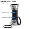 BB68-73mm Bicycle Bottom Bracket Adapter Crank 1.37/24mm For Road Bike Hollowtech Central Axis Aluminum Alloy MTB Accessories