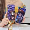 Game GI Mona Matte TPU Mobile Phone Case for Realme 15 14 13 12 11 10 9 Pro Plus T i Lite 5G Colorful Printing Cover