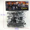 Mini Cavalry Knights Horse Toys Static Ancient Soldiers Model Toys as Decoration(12 Soldiers + 8