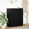 VidaXL Buffet with Drawer Black Oak 71x35x84 Cm Engineered Wood, Storage Furniture, Buffet, Entrance Furniture, Furniture 861590