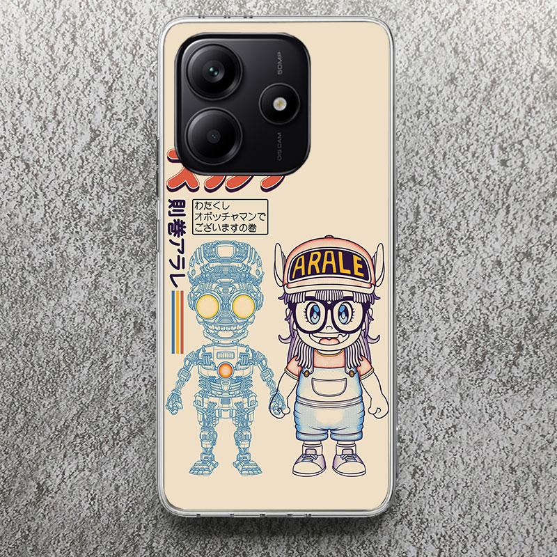 Arale Dr Slump Print Soft Case for Xiaomi Redmi Note 14 13 12S 11S Phone Shell 10 Pro Plus 11E 11T 12 11 10S 9 4G 5G Cover