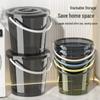 Yicang Thickened Transparent Portable Water Storage Bucket