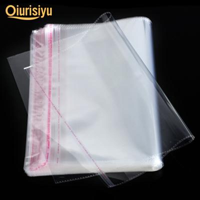 Sacs en plastique scellés auto-adhésifs transparents 100 pièces