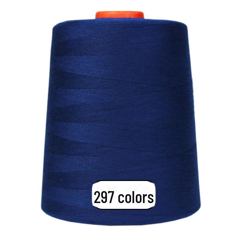 Fengtian 403 High-Speed Polyester Sewing Thread Roll - Black & White Pagoda Thread for Computerized Flat Sewing Machines