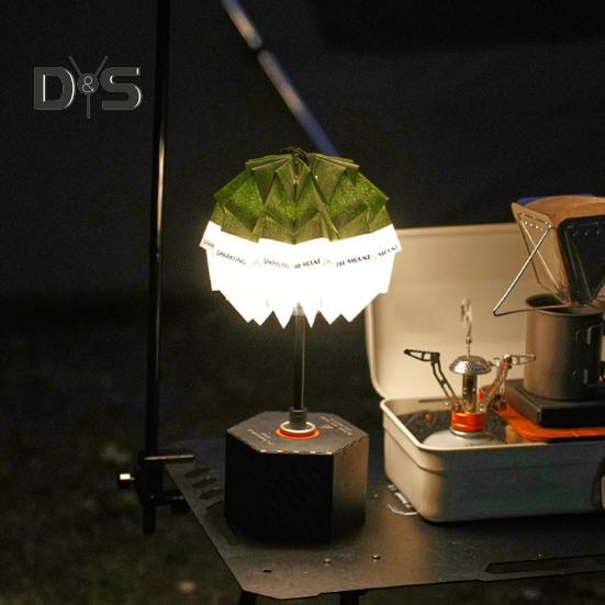 Klosz lampy z szyszki z regulowanym sznurkiem składany wodoodporny klosz do lampy kempingowej na zewnątrz zatrzaskowy wiszący pokrowiec na latarnię dekoracyjna