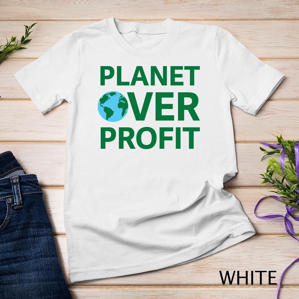 Planet Over Profit Green City Roots Gardening Environment T-Shirt Unisex T-shirt