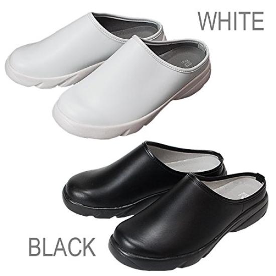 Achilles Cooking Mate CUI 0060 Chef Size Black Shoes, Waterproof, Lightweight, 3E, 24.0 Cm,