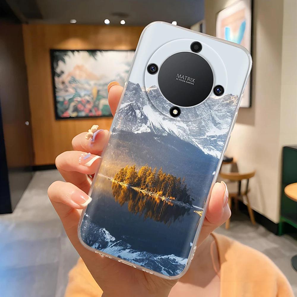 For Honor Magic5 Magic 5 Lite Pro Phone Case Cute Panda Full Protection High Quality Silicone Back Cover for Honor Magic5 Lite