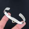 Daughters Day Deal 925 Sterling Silver Trillion Natural Polychrome Jasper Bangle