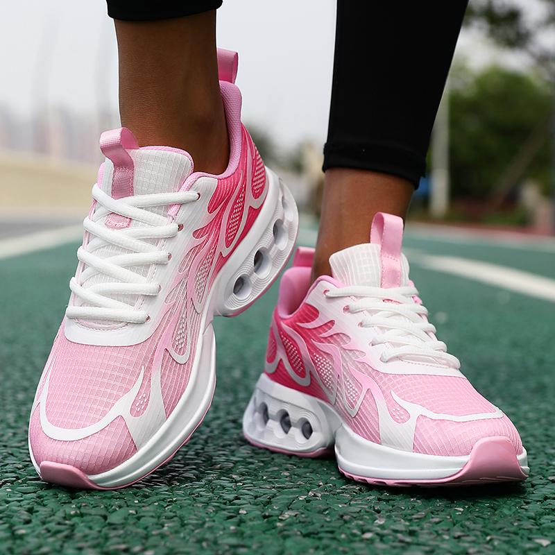 Women Athletic Shoes Breathable Daily Wear Shoes Outside Lightweight Shoes Daily Walking Thick Bottom Platform Ladies