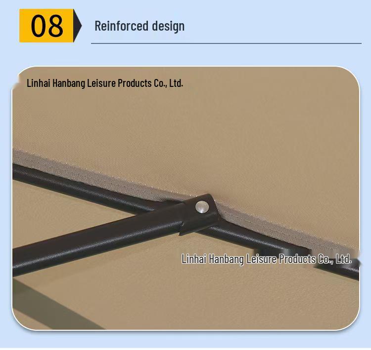 Waterproof Outdoor Sunshade Banana Umbrella for Patio, Garden, Hotel, or Beach