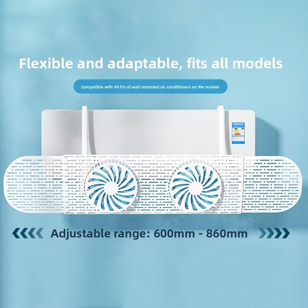 Adjustable Air Conditioner Windshield Expandable Wind Direction Baffle  for Home/Office