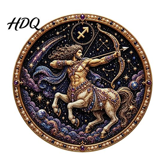 Gwiazdowa Mapa Nieba Strażnika Znak Zodiaku Zestaw Sztucznych Pereł 12 Znaków Malowanie DIY Zestawy Rękodzieła Okrągły 3D Zestaw Ścienny z Konstelacjami dla Dorosłych Ręcznie Robiony Dom