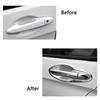 For Honda City GM4 GM5 GM6 2014-2020 Chromium Styling Exterior Door Handle Cover Door Bowl Trim Moulding Frame Bezel